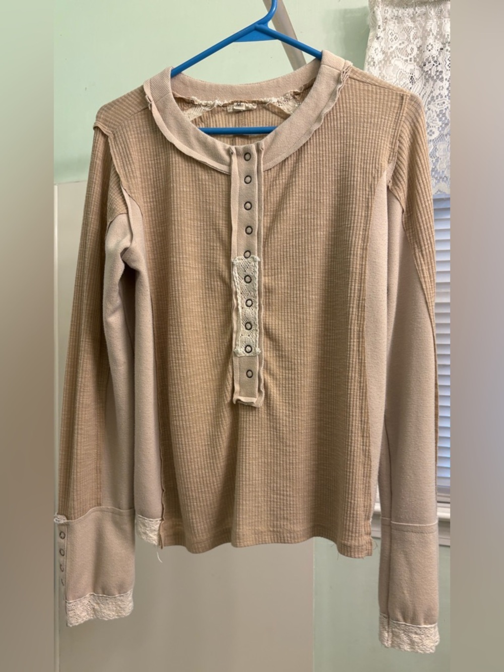 POL ribbed Henley